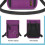 RFID Passport Wallet for Travel Purple 5