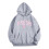 Damen-Kapuzenpullover mit überschnittenen Schultern, leicht, Grau, Größe S 1