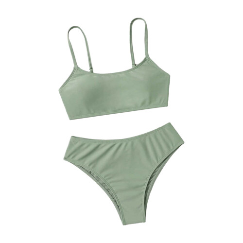 Σετ μαγιό tankini για κορίτσια, μέγεθος 8 ετών, ψηλόμεσο