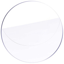 Clear Acrylic Round Discs Smooth Surface 10pcs