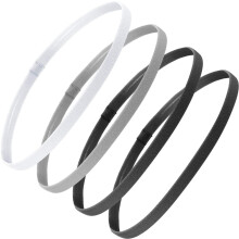 Elastische sporthoofdbanden, dik en antislip, 4-pack