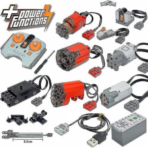 Power Functions Motor for Building Blocks Compatible with 2