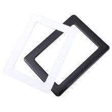 Cadre photo magnétique pour réfrigérateur, 2 pièces, doré