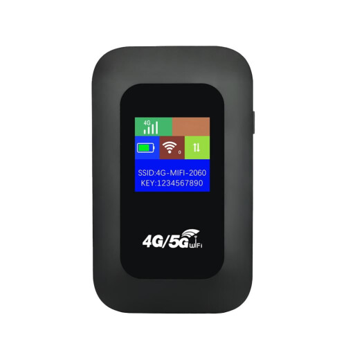 Draagbare wifi-hotspot voor op reis (2100 mAh)