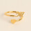 Herzring mit Initialen für die Enkelin (26 Buchstaben) 1