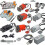 Power Functions Motor for Building Blocks Compatible with 3
