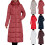 Dam Plus Size Pufferjacka Svart XXXXXL 1
