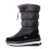 Damen-Winterstiefel, schwarz, mit dicker Sohle 1