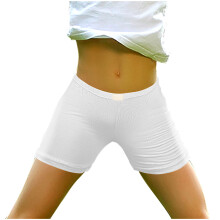 Mädchen-Shorts mit elastischem Bund, Sommer, Freizeit, Weiß, 12 Jahre