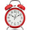 Analog Alarm Clock Retro White Extra Loud 2-Pack 3