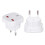 Travel Adapter EU Plug Converter White 3