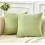 Ensemble de 2 housses de coussin en velours 45 x 45 cm 1