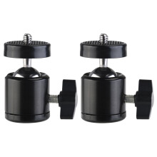 Minikamera stativhode 1/4" gjenge 360 panorering svart 2,5 kg