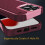 iPhone 16 Pro case PC and TPU shockproof pink dark red 4