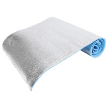 Slaapmat van aluminiumfolie, zilverkleurig, 180x50x0,2 inch, 1 stuk