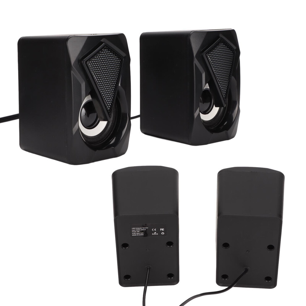 Portable Desktop Speakers With 3.5Mm Aux And Rgb Lights 9370362201249