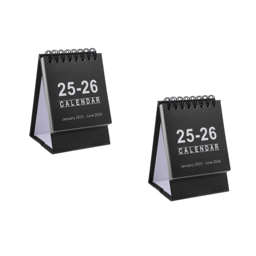 Mini stående skrivebordskalender 2 stk.