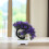 Árvore Bonsai Artificial Roxa em PP Decorativa em Vaso (1 Conjunto) 1