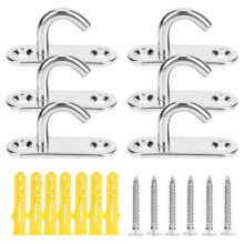 Hook Imthacaí Fáinne Cruach Dhosmálta 6pcs