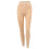 Beige elastiska leggings för kvinnor, 200 g isolerade 1