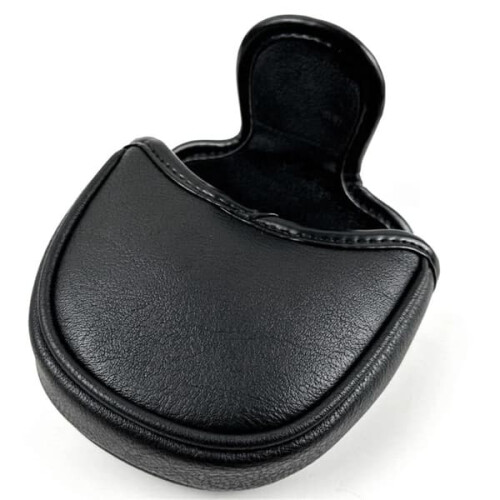 Magnetic PU Mallet Putter Cover Black 1pc 1