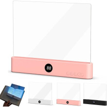 Lampe de lecture LED rechargeable Avera Booklight rose 3 couleurs