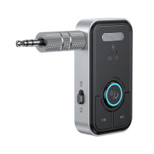 Glacadóir tarchuradóra Bluetooth5.3 le aux 3.5mm agus micreafón
