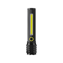 Latarka aluminiowa USB z akumulatorem COB LED 1 szt.