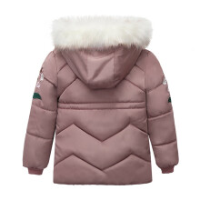 Casaco de inverno infantil com capuz e zíper, tamanho 2-3T.