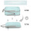 Compression Travel Bags Set Grey 4 pcs 5