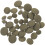 Stofdekorationsknapper Grøn Polyester Aluminium 60 stk 1