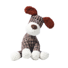Niezniszczalna zabawka dla psa agresywnego gryzienia, brązowa