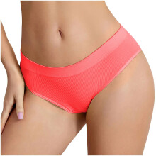 Nahtlose Damen-Baumwollunterwäsche, rot, XL