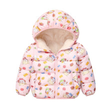 Manteau d'hiver à capuche rose pour bébé garçon, motif dinosaure, 18-24 mois