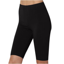 Pantaloni scurți de yoga pentru femei, stil biker, din bumbac, cu buzunare, negri, mărimea M