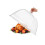 Mosquito Net for Dining Table Outdoor 34x34x20cm White 2