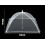 Mosquito Net for Dining Table Outdoor 34x34x20cm White 3