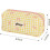 Pink checkered pencil case with bow 1 pack 6