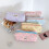 Pink checkered pencil case with bow 1 pack 7