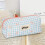 Pink checkered pencil case with bow 1 pack 2
