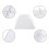 Mosquito Net for Dining Table Outdoor 34x34x20cm White 6
