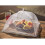 Mosquito Net for Dining Table Outdoor 34x34x20cm White 7