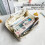 Pencil Case Multilayer Large Capacity Water Pig Print Beige 4