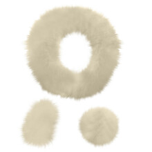 Lenkradbezug, weich, warm und flauschig, 1 Stück
