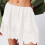 Kvinders blonde mini nederdel sommer afslappet elastisk talje 1