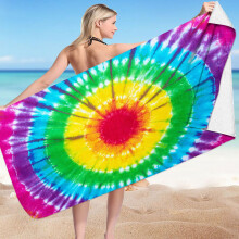 Lichtgewicht microvezel strandhanddoek, zandbestendig, 30x60 inch