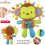 Bréagán Plush Eilifint le Bratán Slándála Taggie do Leanbh 1