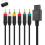 RGB/RGBS composite cable for N64 SFC SNES 4