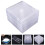 Slanke, transparante acryl dvd-opbergdoos set van 9 1