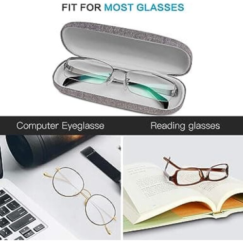 Aluminum glasses case lightweight slim 2